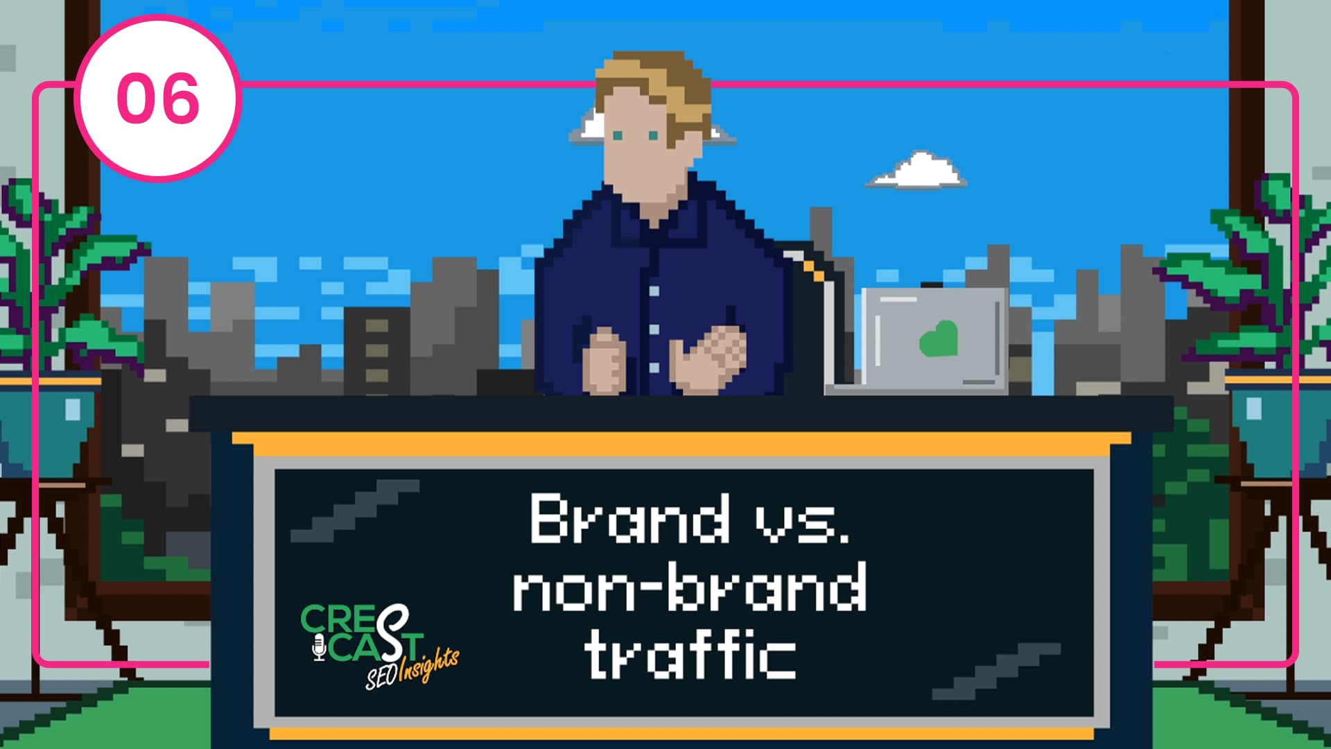 SEO Insights episode thumbnail - Brand vs Non Brand Traffic