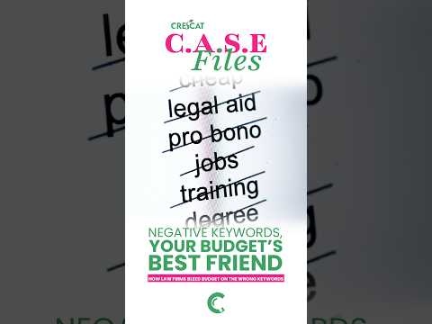 How Negative Keywords Stop Wasted Google Ads Spend for Law Firms