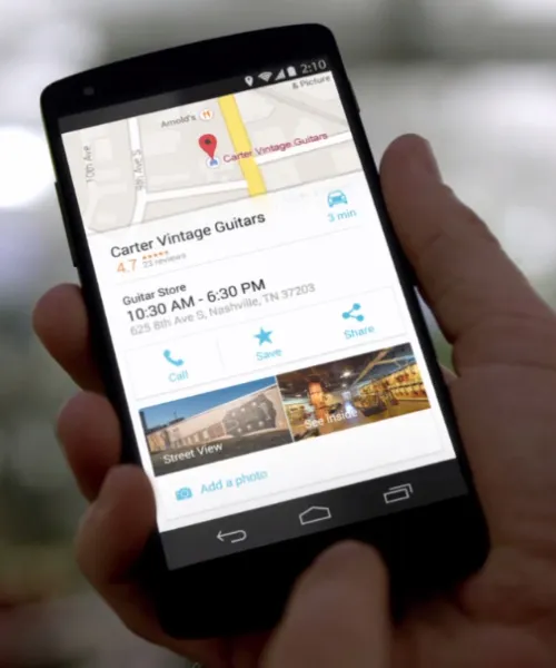 Google Map Pack local search results