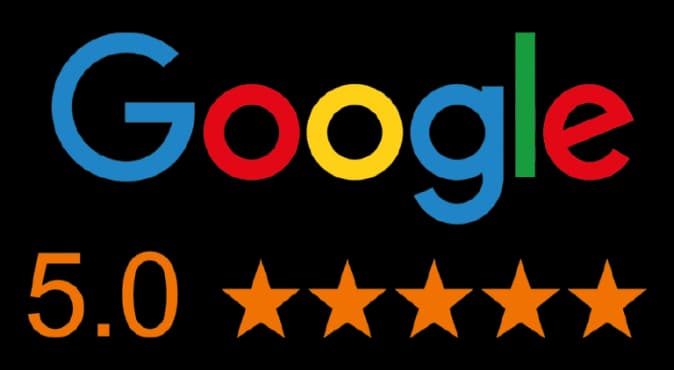 Rated five stars on Google