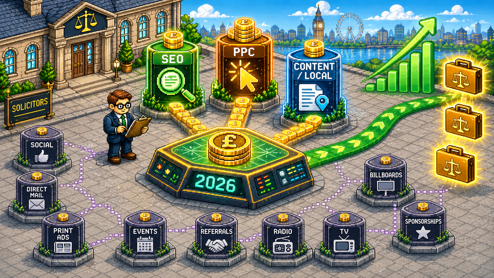 How to set your UK law firm’s 2026 marketing budget (and what high-growth firms do differently)